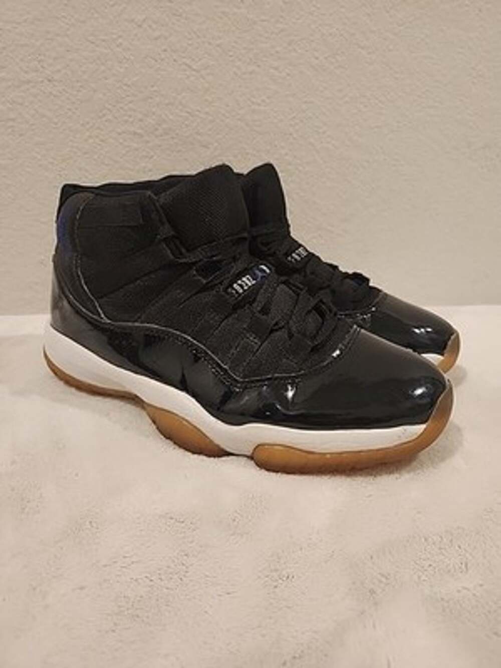 Air Jordan 11 Retro Space Jam Mens 8 Black Basketball Shoes #45 Sneakers